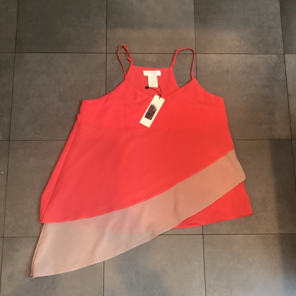 MM Couture by Miss Me Asymmetrical Tank Top - Picture 4 of 12